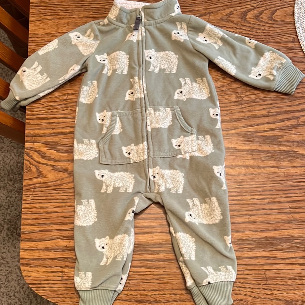 *4/$13* Carters Bear fleece one piece